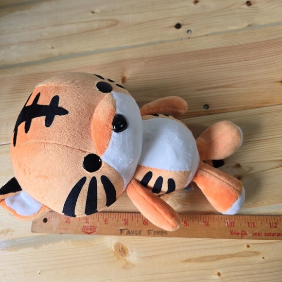 Bellzi Tiger Plush Orange Stuffed Animal Kawaii Discontinued Soft Toy Gift‎ Kids - Picture 9 of 10